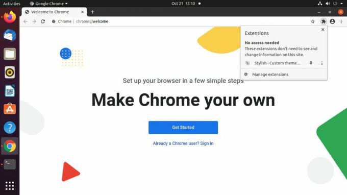 Ponuka rozšírenia Google Chrome