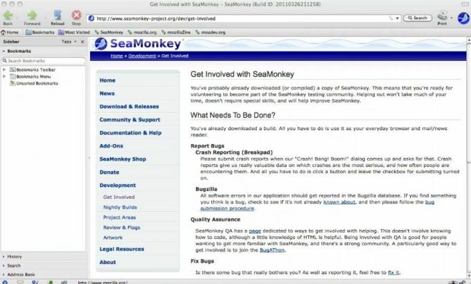 SeaMonkey sada internetových aplikácií