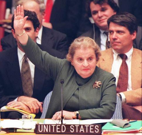 Madeleine Albright, veľvyslankyňa USA pri OSN