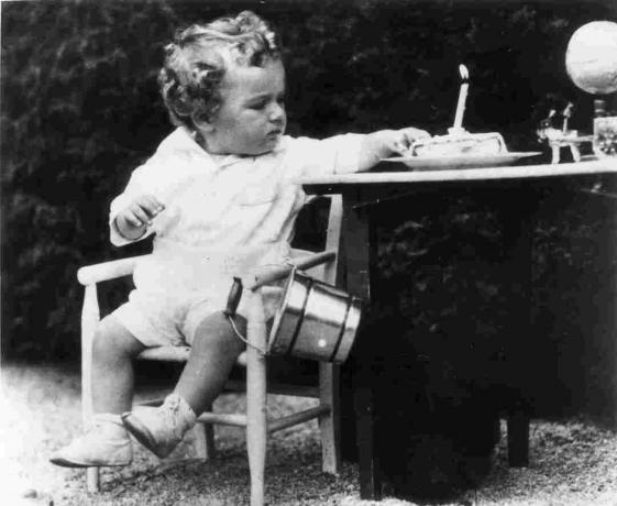Obrázok malého Charlie Lindbergha pár mesiacov predtým, ako bol unesený a zabitý.
