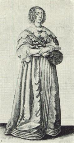 Kresba Václava Hollara, história módy pre ženy v 17. storočí
