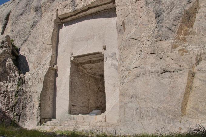 Vstup do siene rekordov na Mount Rushmore.