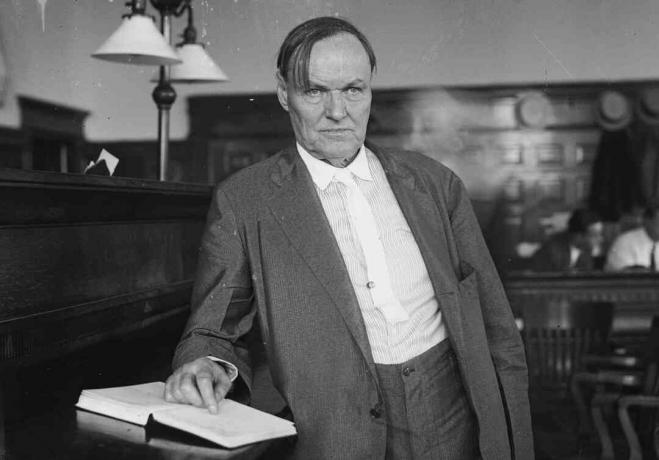 fotografia advokáta Clarence Darrow