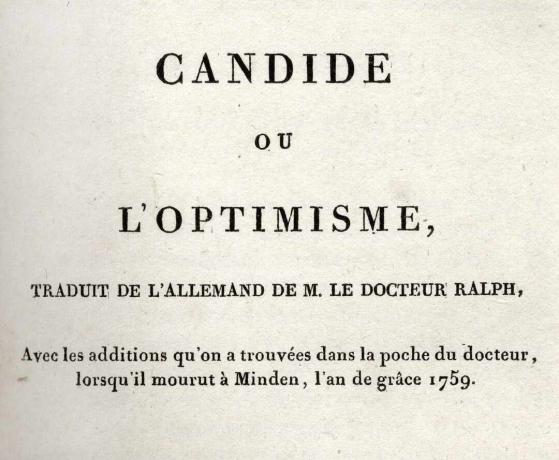 Candide od VOLTAIRE