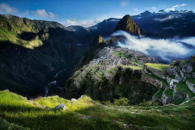 Východ slnka Machu Picchu