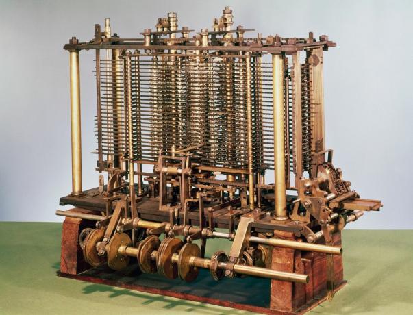 Model analytického motora spoločnosti Babbage