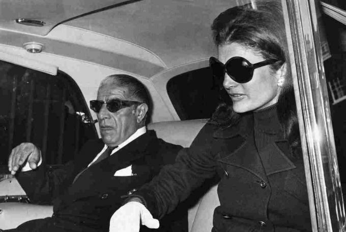 Fotografia Aristoteles Onassis a Jacqueline Kennedy Onassis