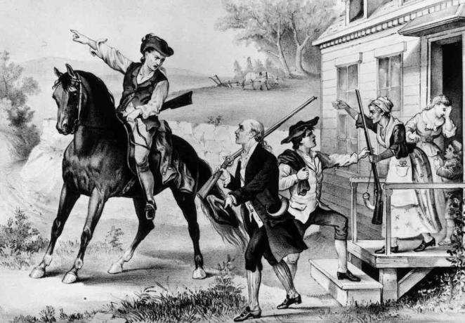 1774: Zhromaždenie príslušníkov minút - koloniálnej milície Nového Anglicka, ktorí boli okamžite pripravení bojovať proti Britom.