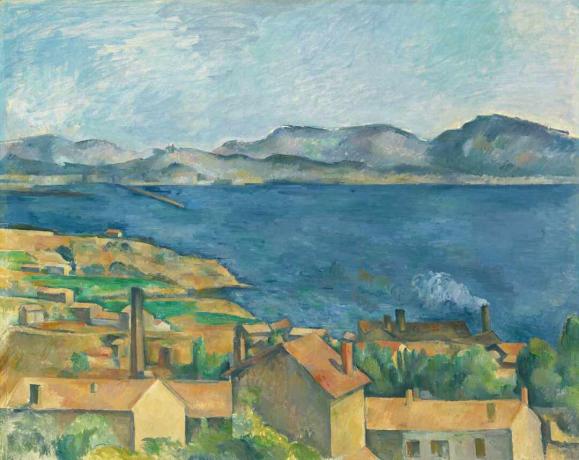 cezanne záliv marseille