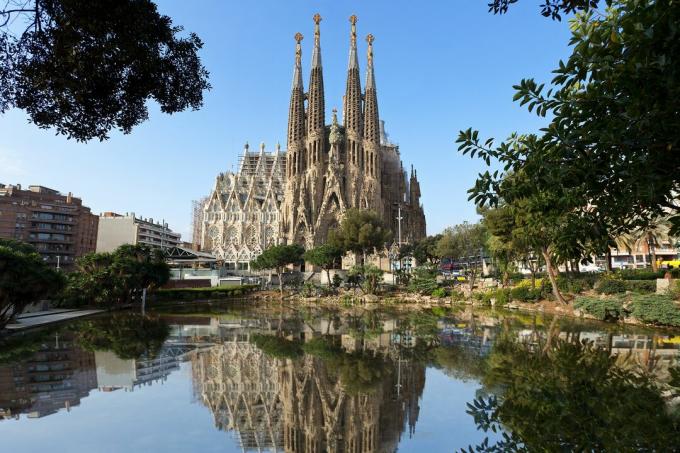 La Sagrada Familia Antoni Gaudí v Barcelone, Španielsko