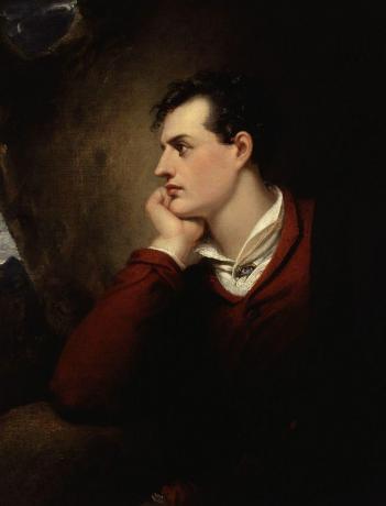 Lord Byron ako ho namaľoval Richard Westall