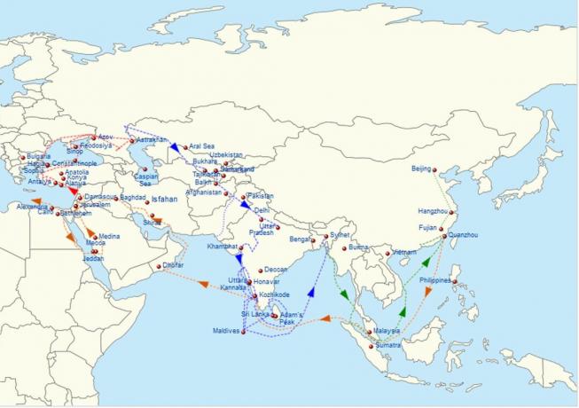 Ibn Batutta's Travels, 1332-1346