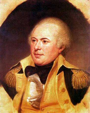 Portrét generála Jamesa Wilkinsona, vyššieho dôstojníka americkej armády, 1800-1812.
