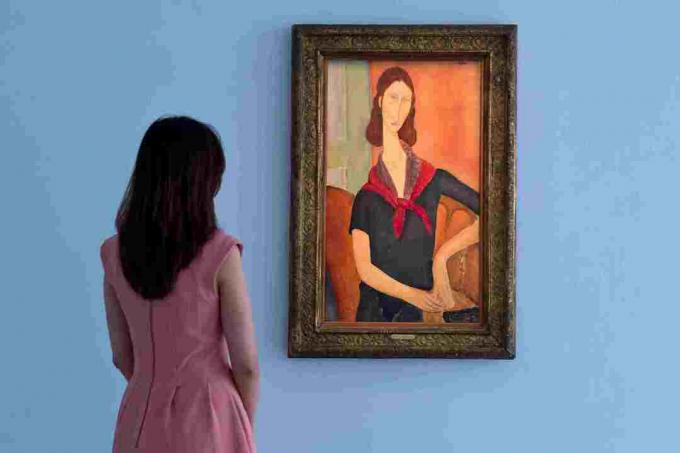 Portrét Jeanne Hebuteme od Amadeo Modigliani