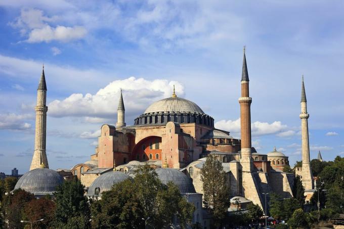 Mešita Hagia Sophia v Istanbule v Turecku