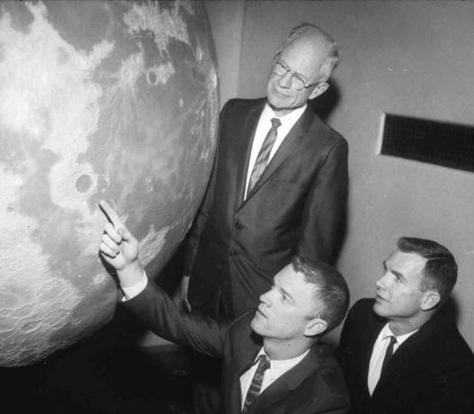 Astronauti Apolla na observatóriu Griffith