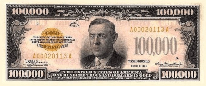 100 000 dolárov Bill