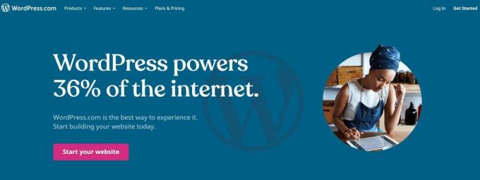 Prejdite na domovskú stránku WordPress a začnite svoju cestu blogovaním