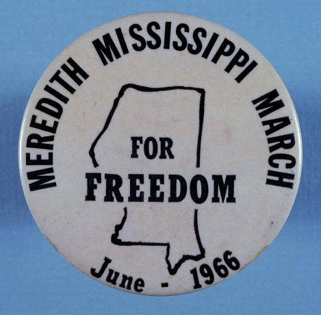 Tlačidlo Meredith Mississippi March