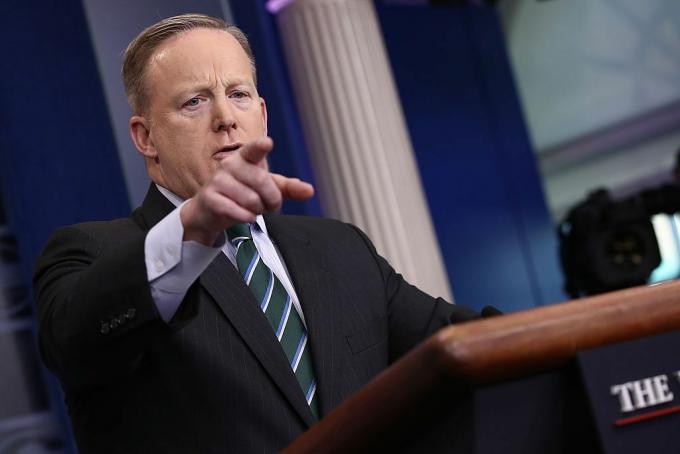 Sean Spicer, tlačový tajomník Bieleho domu