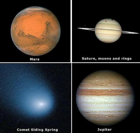 Snímky Hubbleovej slnečnej sústavy