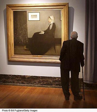 Maľba Whistlerovej matky