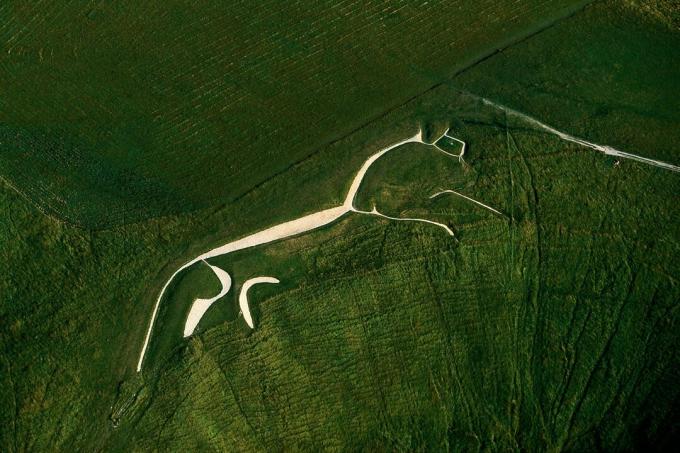 The Uffiington Horse Geoglyph, Oxfordshire, Anglicko